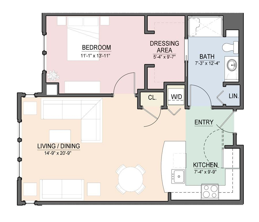 1 Bedroom House Floor Plan A Comprehensive Guide House Plans - Floor Plans For Small Houses With 1 Bedroom