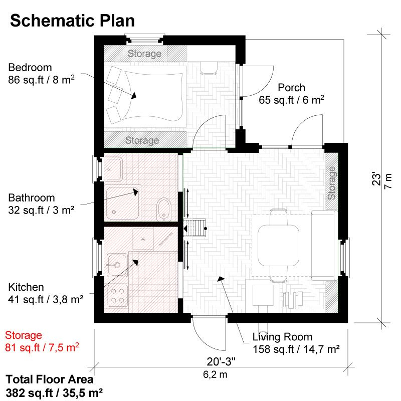 1 Bedroom House Floor Plans With Pictures Floorplans click - One Bedroom House Floor Plan