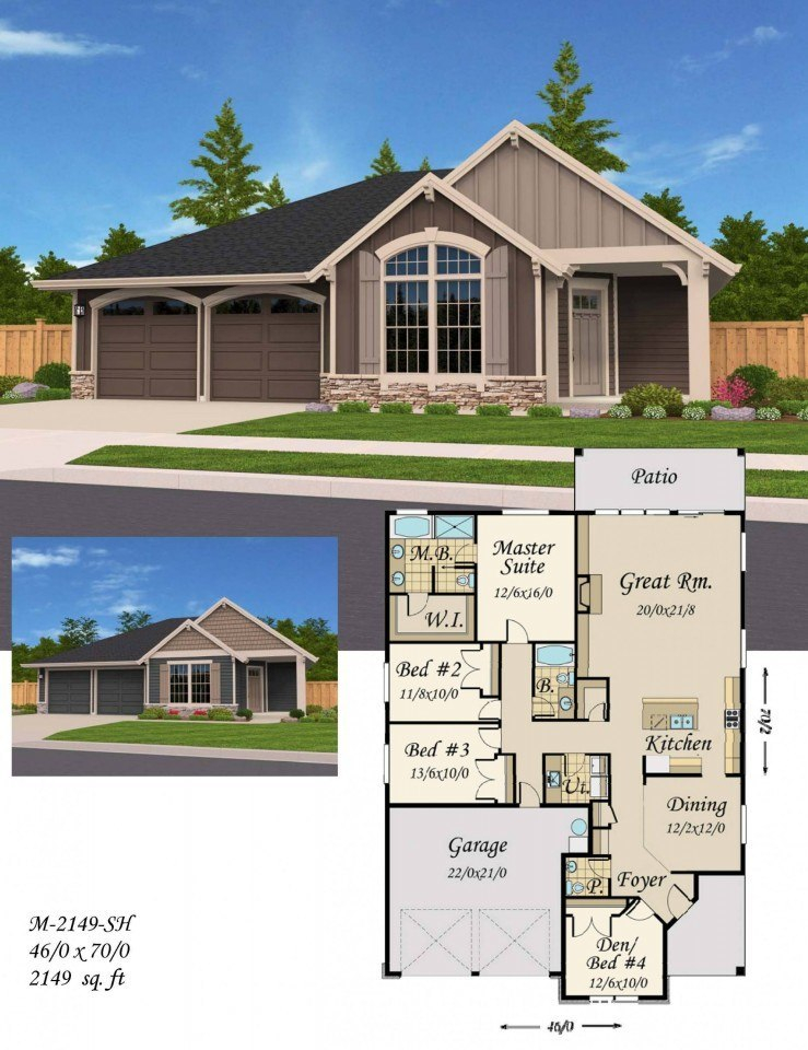 1 Story Cottage Floor Plans Floorplans click - Single Floor Cottage House Plans