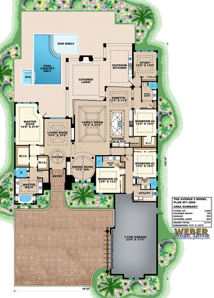 1 Story House Plans One Story Modern Luxury Home Floor Plans - 1 Story House Floor Plans