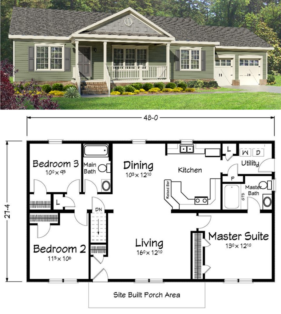 10 Gorgeous Ranch House Plans Ideas Ranch House Floor Plans Ranch  - Basic Ranch House Floor Plans