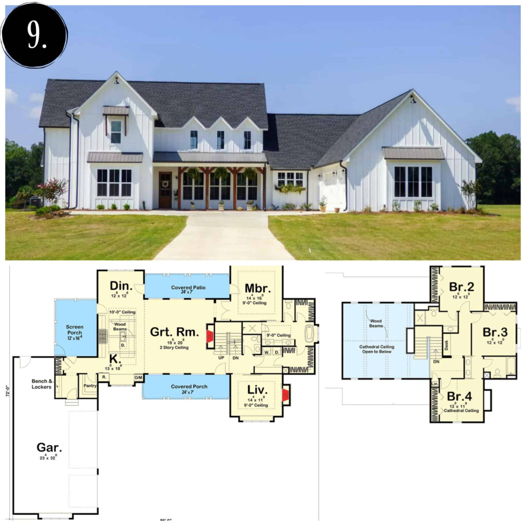 10 Modern Farmhouse Floor Plans I Love Rooms For Rent Blog - Farm Houses Floor Plans