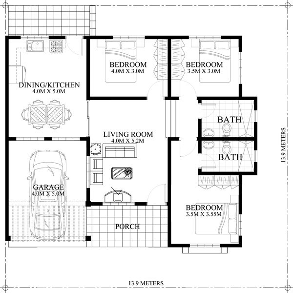 100 Sqm House Floor Plan Floorplans click - 100 Square Meter House Floor Plan 2 Storey