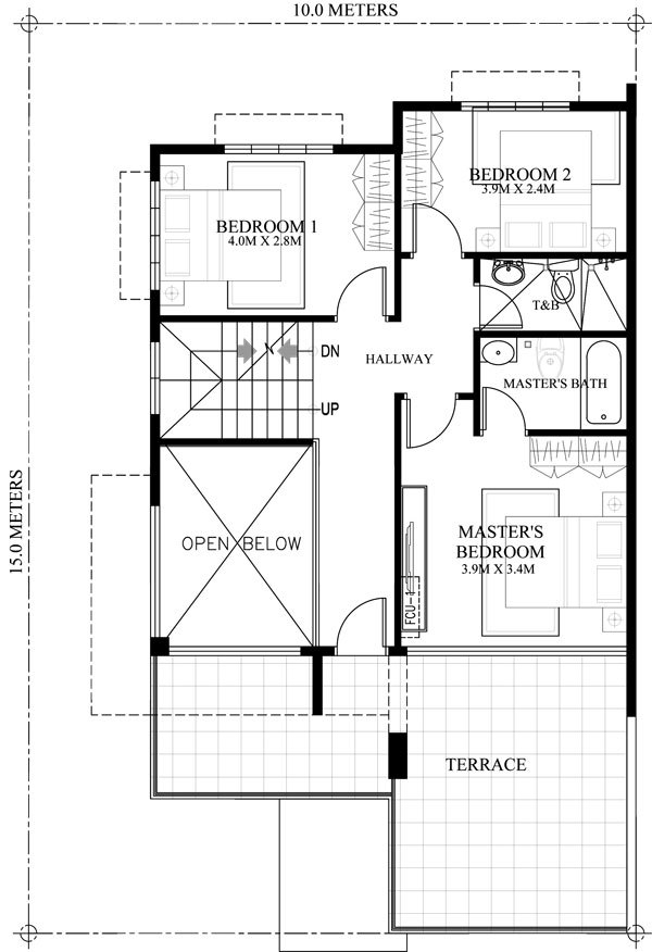 100 Square Meter House Floor Plan House Design Ideas - 100 Square Meter House Floor Plan 2 Storey