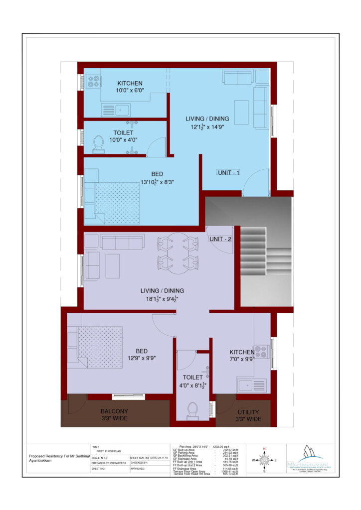 1300 Sq Ft House Plans Mohankumar Construction Best Construction  - 1300 Square Foot House Floor Plans