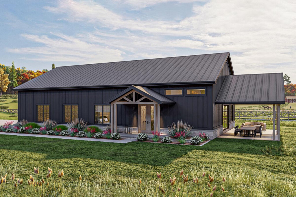 1500 Sq Ft Barndominium Style House Plan With 2 Beds And An Oversized  - House Floor Plans 1500 Square Feet