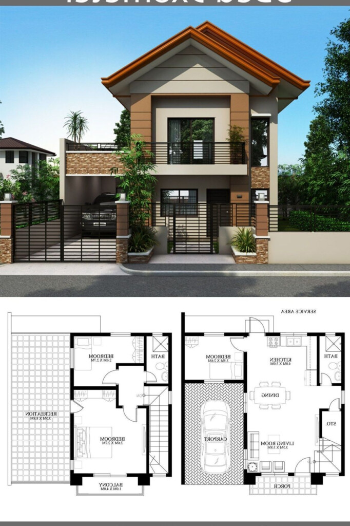 16 Floor Plan Simple Low Cost 2 Storey House Design Philippines Awesome  - 2 Storey House Designs And Floor Plans Philippines