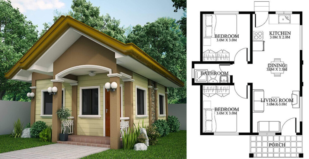 2 Bedroom House Plans Open Floor Plan Viewfloor co - 2 Bedroom Single Floor House Plans