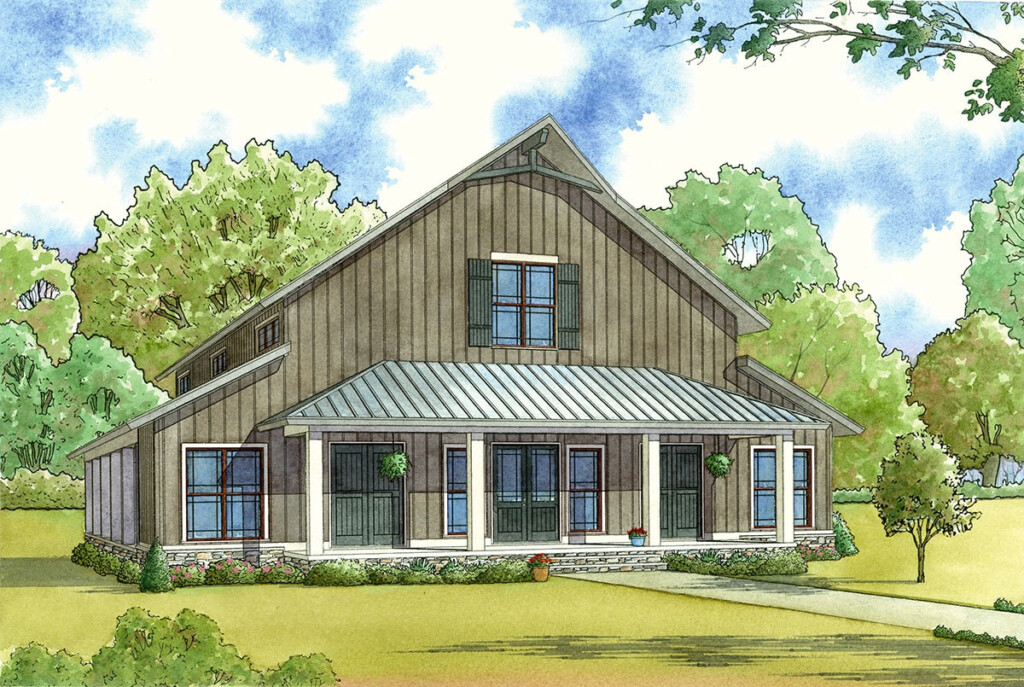 2 story Country House Barndo Plan 70549MK Barndominium - 2 Story Barn House Floor Plans