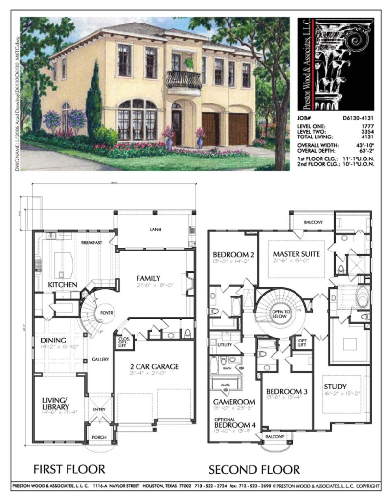 2 Story House Plan Residential Floor Plans Family Home Blueprints D  - 2 Story House Floor Plans With Measurements