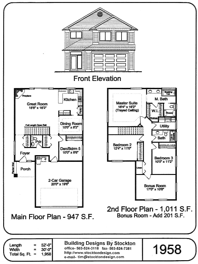 2 Story Small House Floor Plans Viewfloor co - Small 2 Floor House Plans