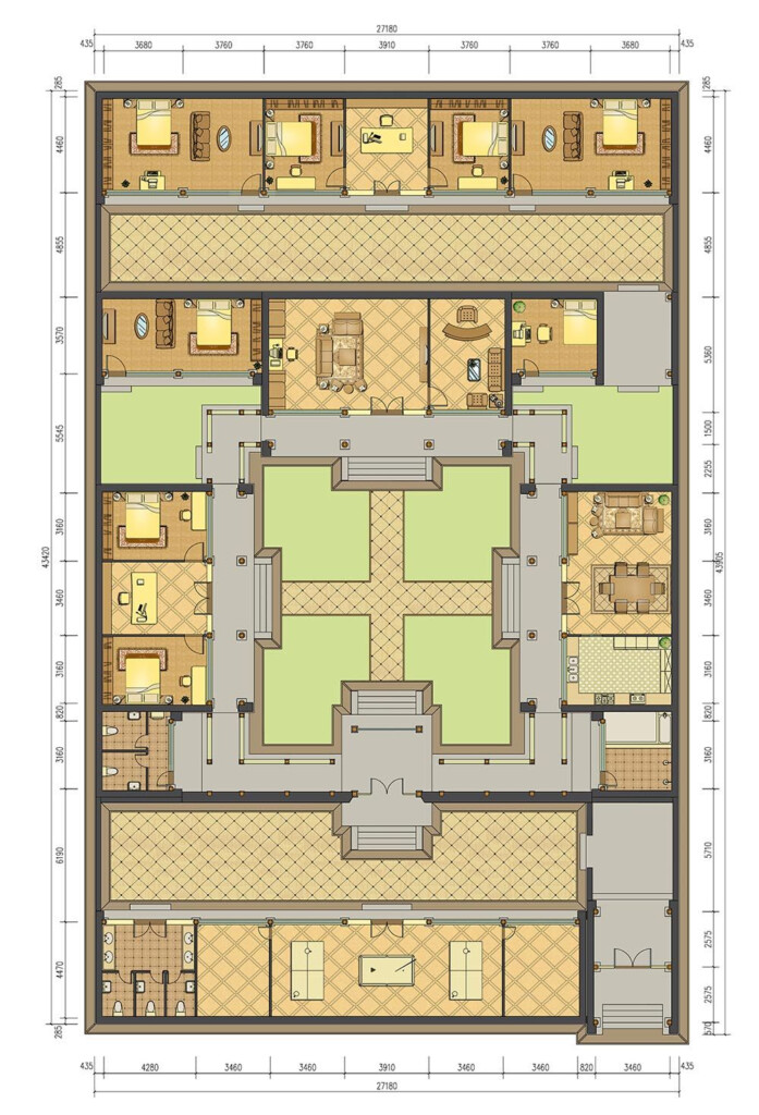 20 Japanese Courtyard House Plans - Courtyard Traditional Japanese House Floor Plan