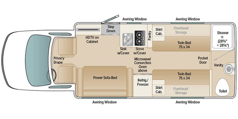 2022 Coach House Platinum III 250 ST Specs And Literature Guide - Coach House Rv Floor Plans