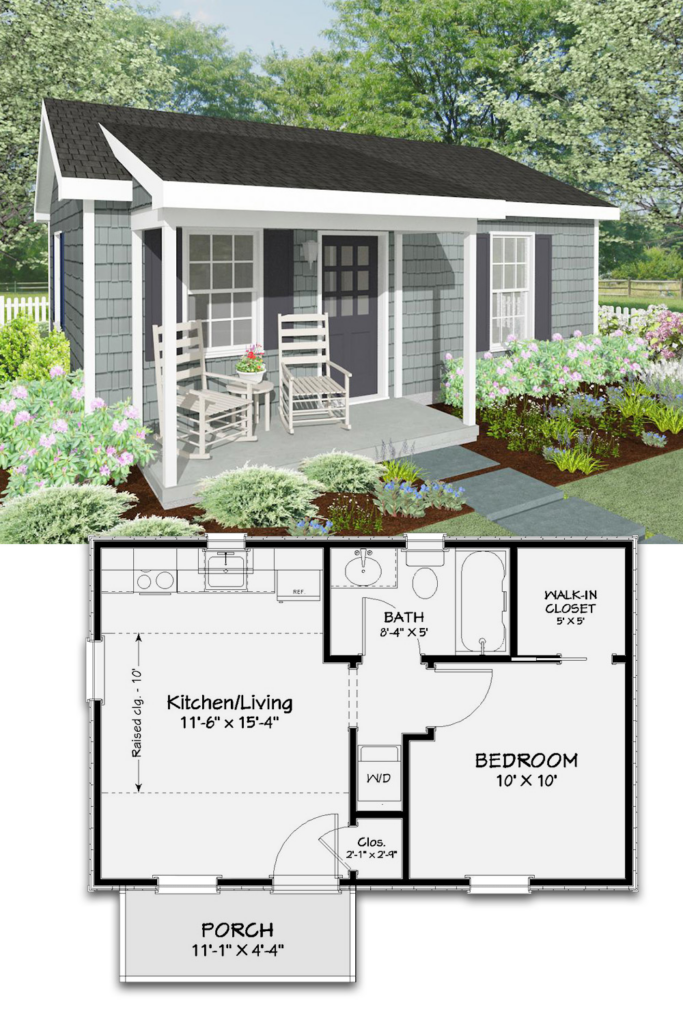 27 Adorable Free Tiny House Floor Plans Cottage House Plans Small  - Floor Plans Tiny Houses