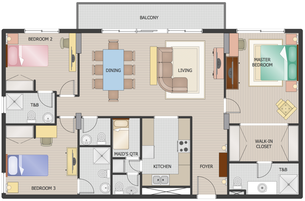 2D Floor Plan Maker - Get My House Floor Plan