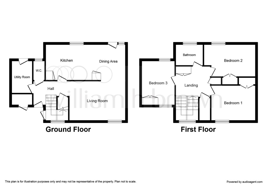 3 Bed End Terrace House For Sale In Olive Close Raf Lakenheath  - Raf Lakenheath Housing Floor Plans