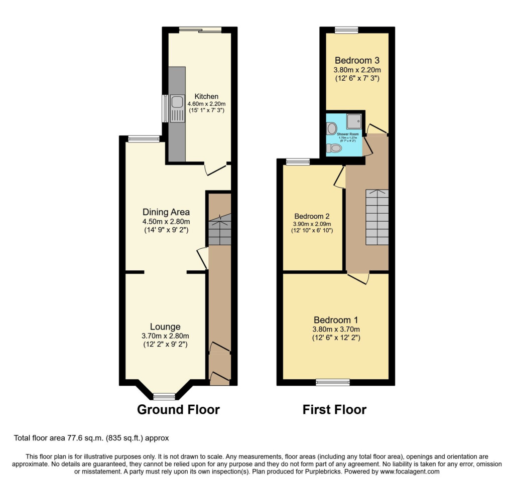 3 Bed Terraced House For Sale In Catherine Street Crewe CW2 Zoopla - 3 Bed Terraced House Floor Plan