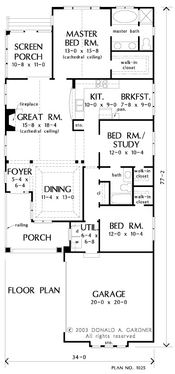 3 Bedroom Single Story The Currier Home Floor Plan  - Currier House Floor Plans