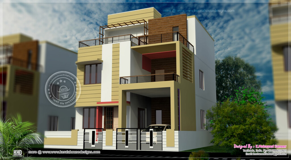 3 Story House Plan Design In 2626 Sq feet House Design Plans - 3 Floor House Plan