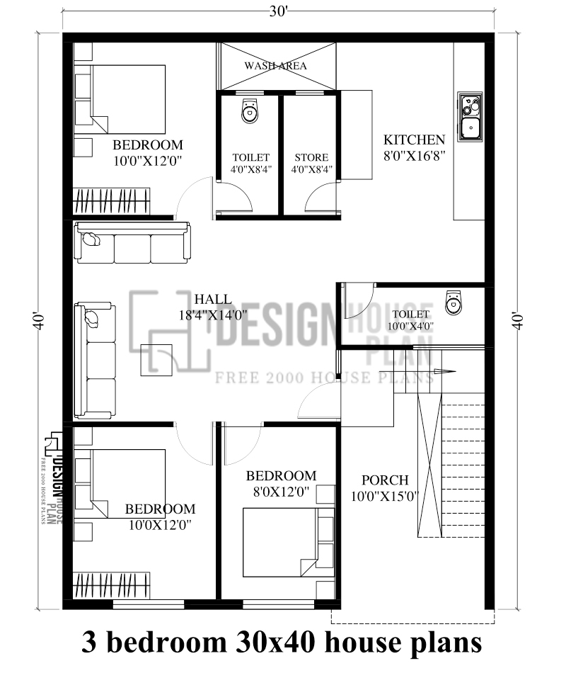 30 40 Site Ground Floor Plan Viewfloor co - Ground Floor 30X40 House Plans