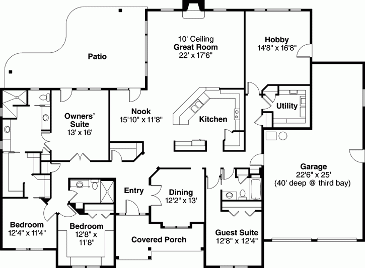 3000 Sq Ft Open Floor Plans Floorplans click - 3000 Square Foot House Floor Plan