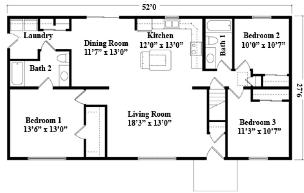 32 Small Ranch House Plans Pics Sukses - Small Ranch House Floor Plans