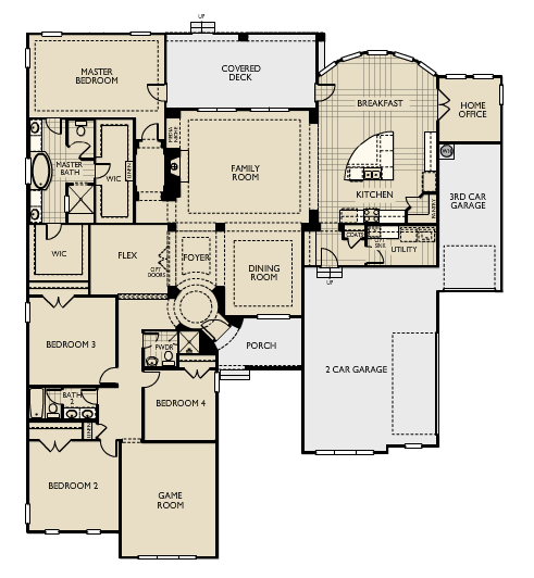 3500 Sq Ft Ranch House Plans - 3500 Sq Ft House Floor Plan