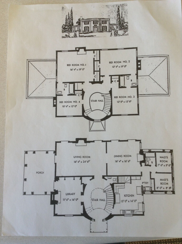 4 Bedroom Regency Vintage House Plans Architectural House Plans  - Regency House Floor Plans