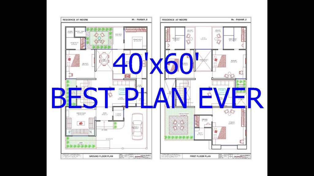 40x60 House Plan East Facing 2 Story G 1 Visual Maker YouTube - 40X60 House Floor Plans