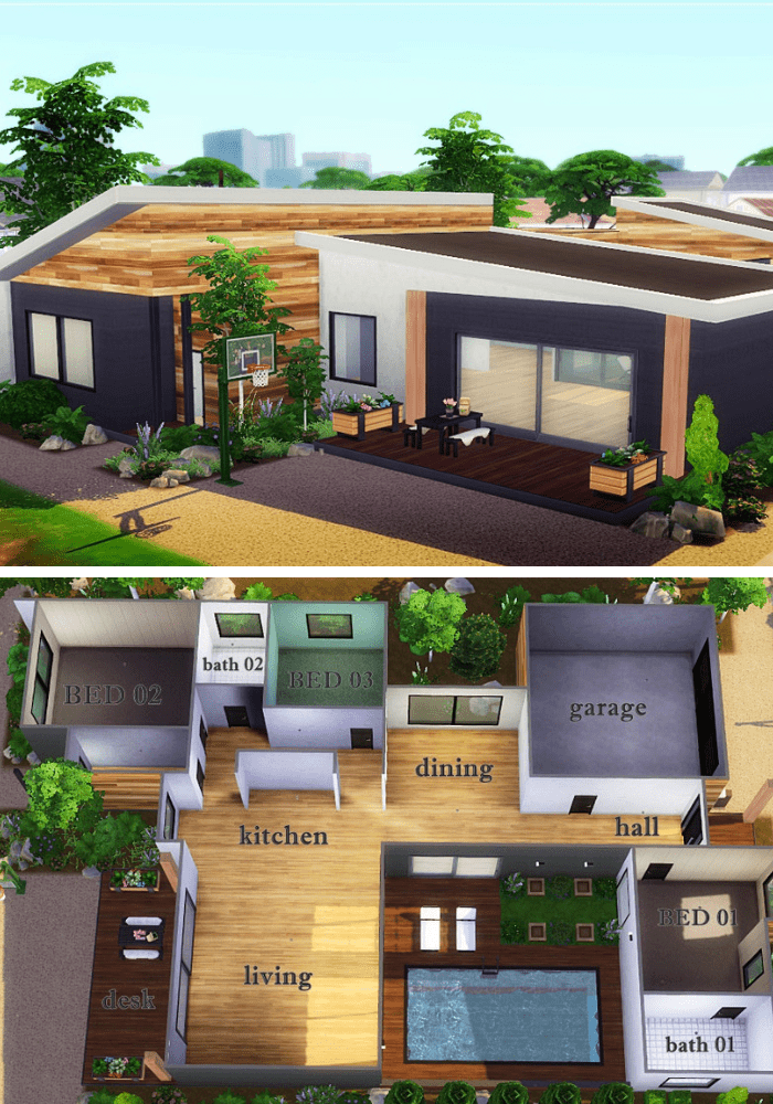 45 Easy Sims 4 House Layouts To Try This Year Sims 4 Floor Plans  - Sims 4 House Ideas Floor Plans