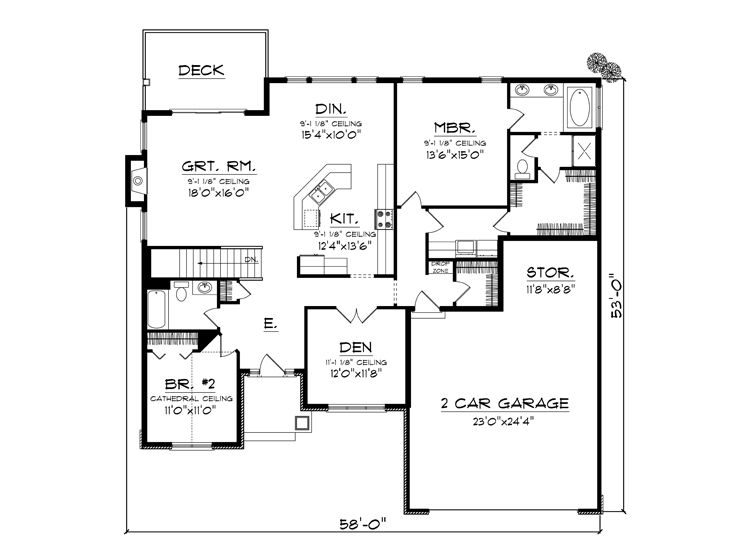 45 Small To Medium Size Beautiful Home Blueprints And Floor Plans - Medium House Floor Plans