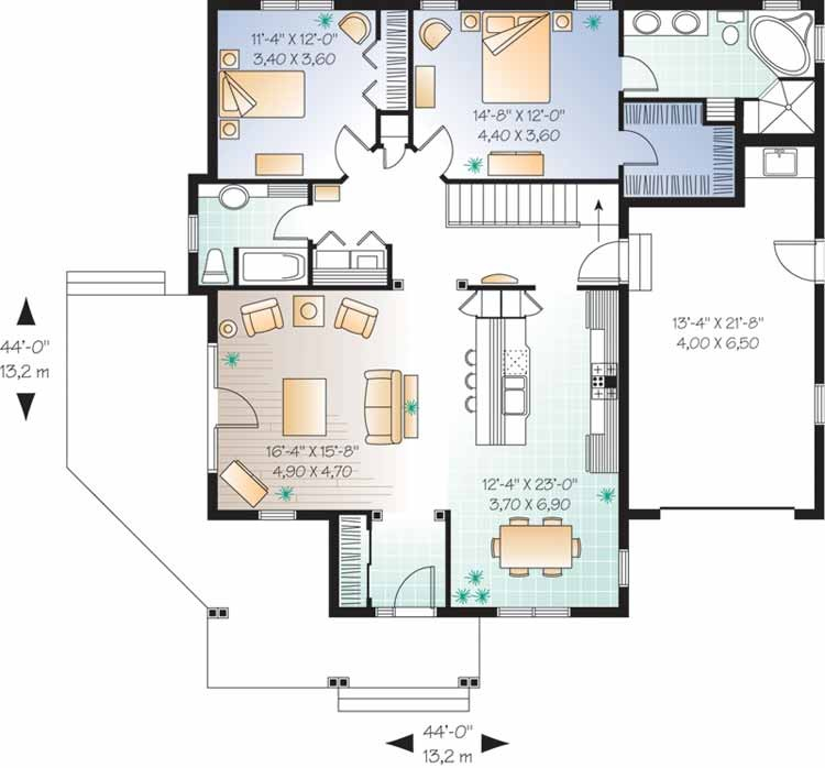 45 Small To Medium Size Beautiful Home Blueprints And Floor Plans - Medium House Floor Plans