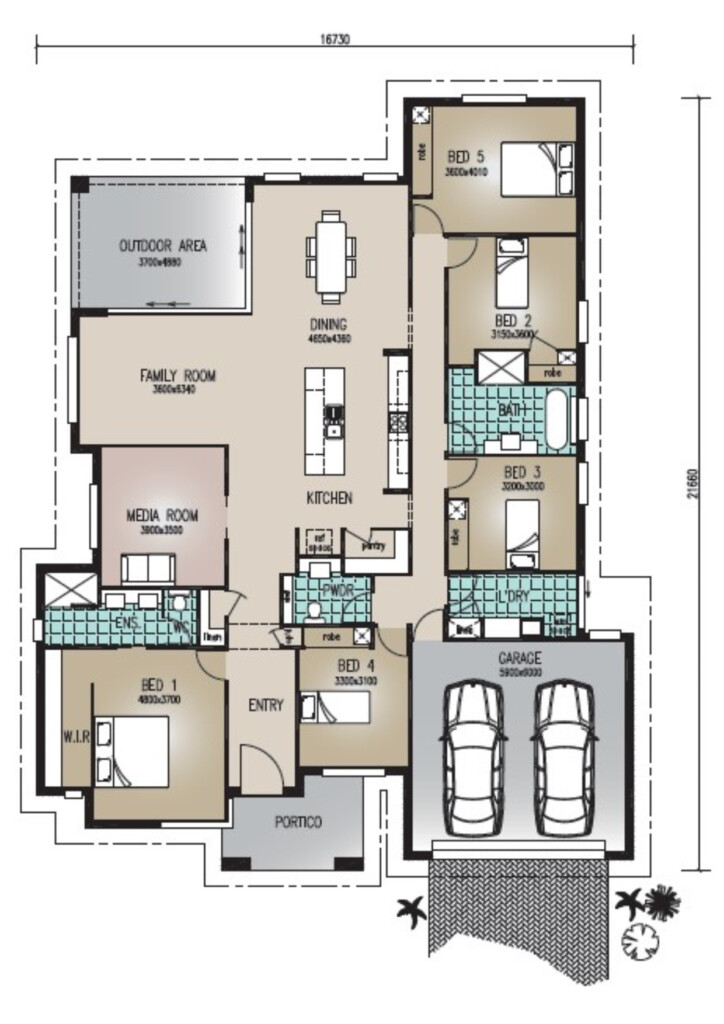 5 Bedroom Home Plans Richard Adams Homes - 5 Bedroom House Floor Plans