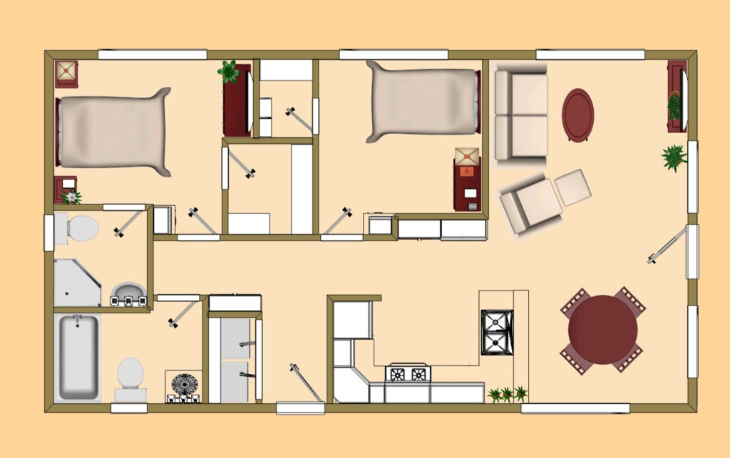 720 Sq Ft Apartment Floor Plan Floorplans click - 720 Square Feet House Floor Plan