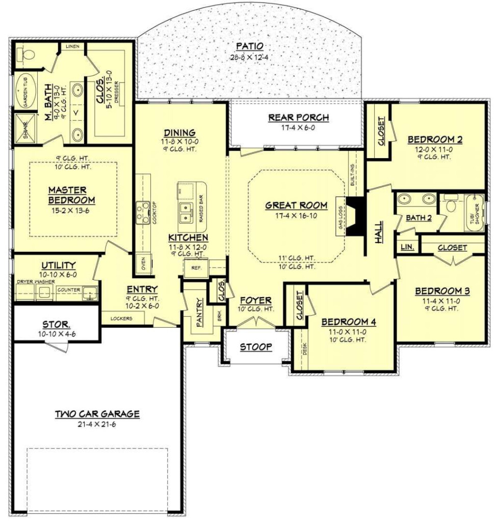 85 Captivating Traditional Ranch House Plan D65 3067 With Many New Styles - Floor Plans For Ranch Houses