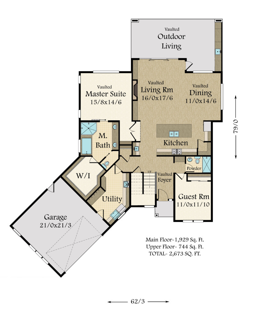 A Modern Empty Nester House Plan With Unique And Award Winning Appeal - Empty Nest House Floor Plans