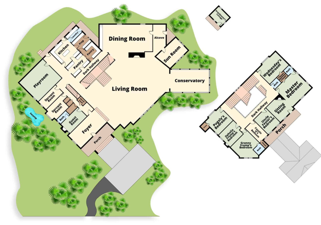 Addams Family House Floor Plans Pdf Viewfloor co - Movie House Floor Plans