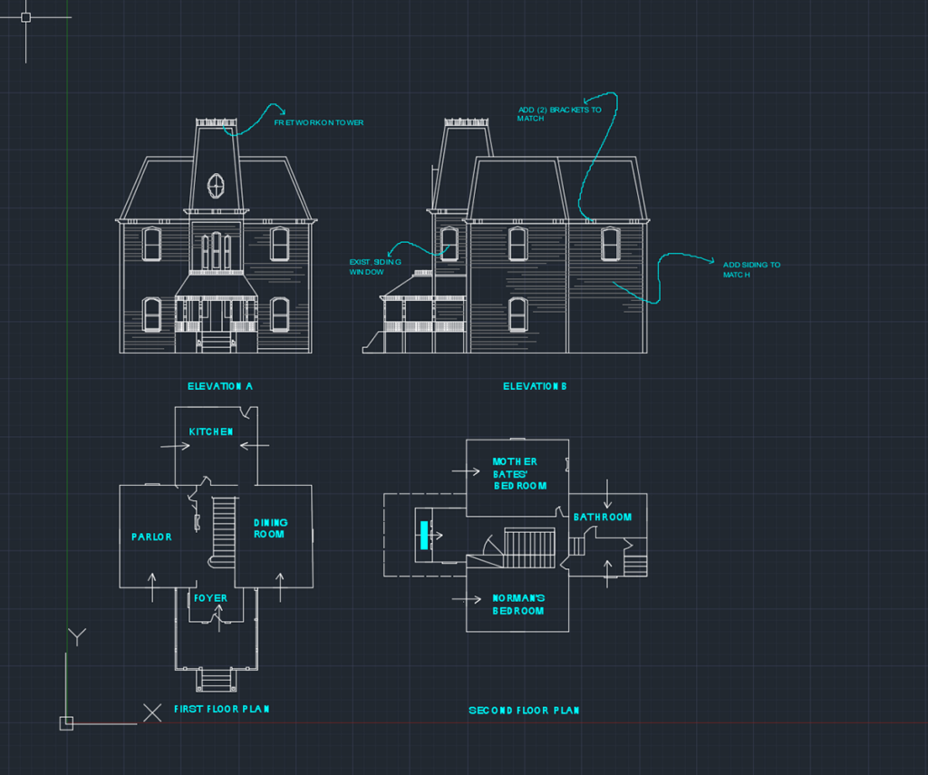 Bates Motel House Bates Motel Floor Plans - Bates Motel House Floor Plan