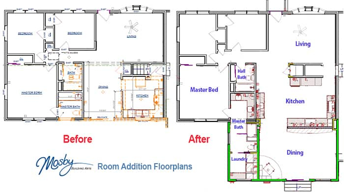 Before After Remodeling A Crestwood Ranch Home - Ranch House Renovation Floor Plans