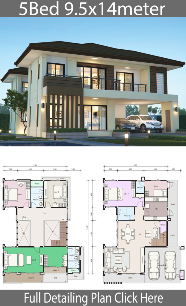 Concept 20 House Plans 5 Bedroom Double Storey - 5 Bedroom House Floor Plan Ideas