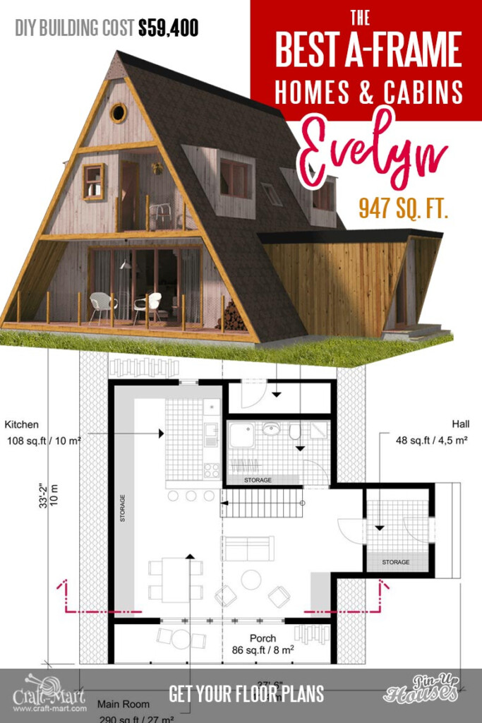 Cool A frame Tiny House Plans plus Tiny Cabins And Sheds Craft Mart - A Frame Tiny House Floor Plans