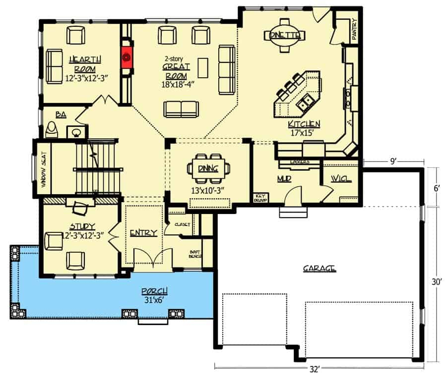 Craftsman House Floor Plans 2 Story Floor Roma - Open Floor Plan House Plans 2 Story