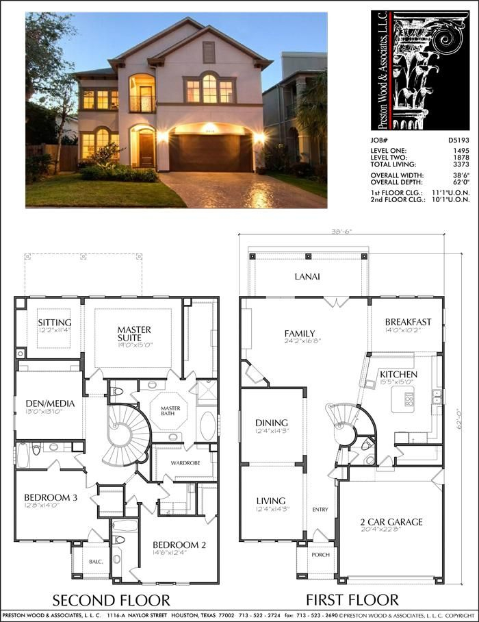 Custom 2 Story Houses New Two Story Home Plans Housing Development D  - 2 Floor House Design Plans