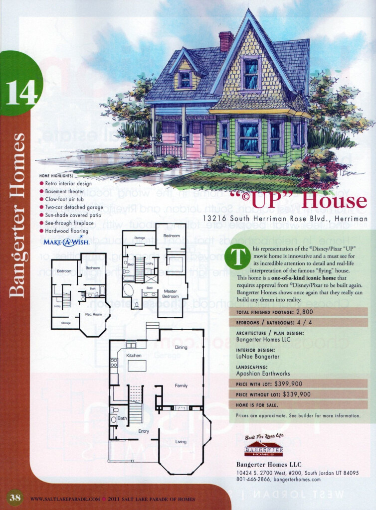 Disney Up House Up Movie House House Floor Plans - Movie House Floor Plans