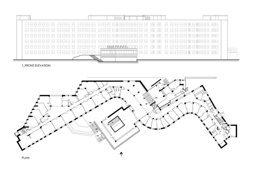 Dormitorio MIT Baker House DWG Proyecto CAD Descarga Gratis - Mit Baker House Floor Plan