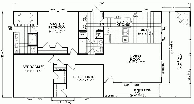 Double Wide Mobile Home Floor Plans Bedroom Double Wide Mobile Home  - Double Wide Trailer House Floor Plans