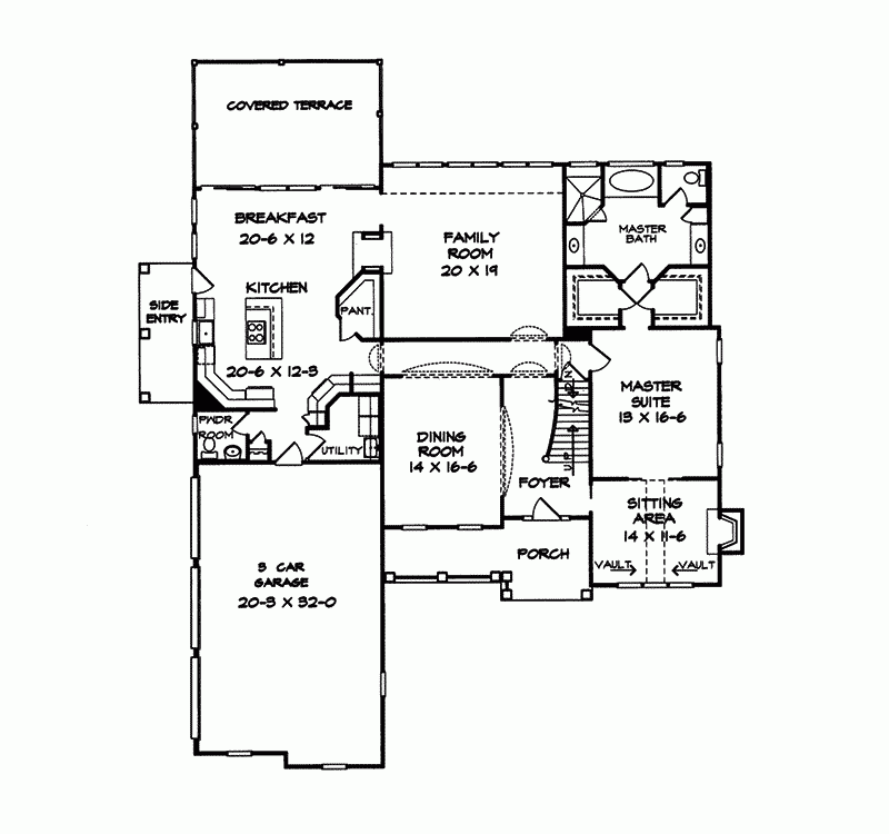 Dunster Country French Home Plan 076D 0180 Search House Plans And More - Dunster House Floor Plans