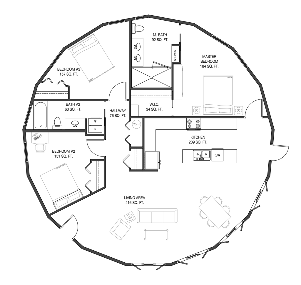 Exploring The Benefits Of Round House Floor Plans House Plans - Round House Floor Plans