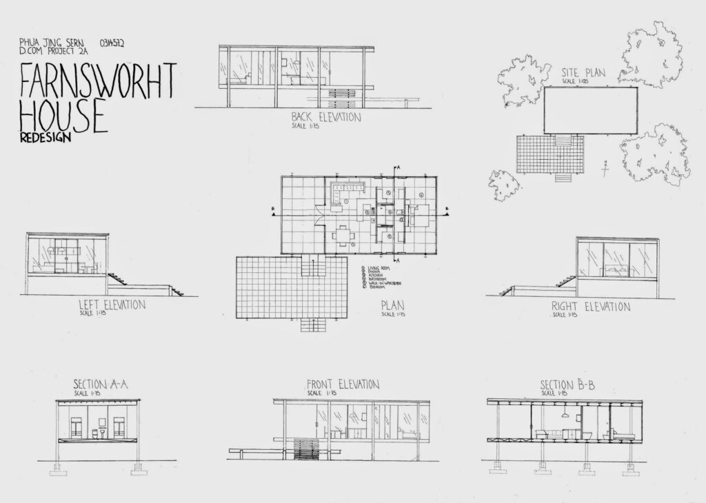 Farnsworth House Floor Plan Pdf - Farnsworth House Floor Plan Pdf