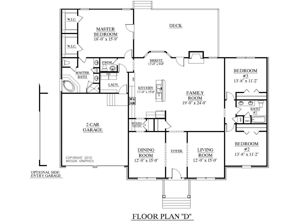 Floor Plan 2000 Sq Ft House 2000 Sq Ft Ranch Open Floor Plans The  - 2000 Sq Ft Open Floor House Plans